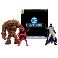 DC Multiverse - DC Rebirth - Clayface + Batman +  Batwoman (Gold Label) 7in Action Figure Multipack Set